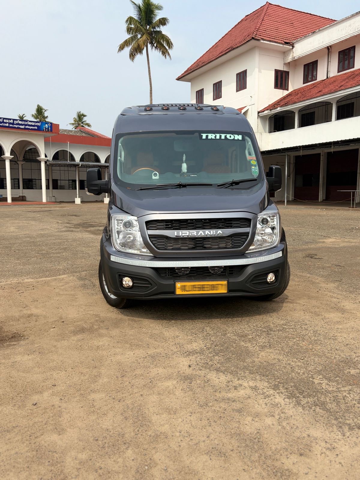 Urbania 17-seater luxury van for rent in Kottayam
